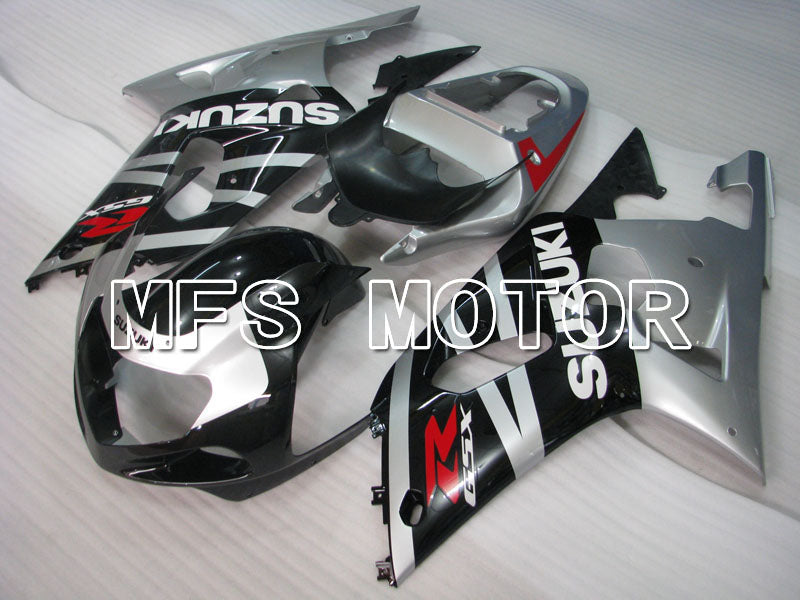 Suzuki GSXR1000 2000-2002 Injection ABS verkleidung - Factory Style - Schwarz Silber - MFS4276