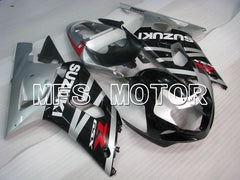 Suzuki GSXR1000 2000-2002 Injection ABS verkleidung - Factory Style - Schwarz Silber - MFS4276