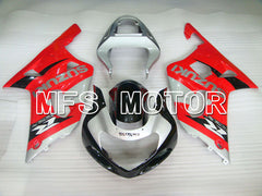 Suzuki GSXR1000 2000-2002 Injection ABS Fairing - Factory Style - Silver Red - MFS4278