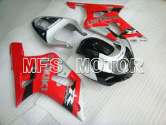 Suzuki GSXR1000 2000-2002 Injection ABS Fairing - Factory Style - Silver Red - MFS4278