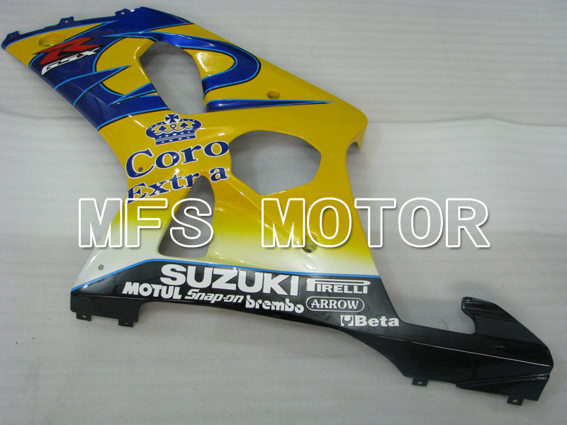Suzuki GSXR1000 2000-2002 Injection ABS verkleidung - MOTUL - Blau Gelb - MFS4285