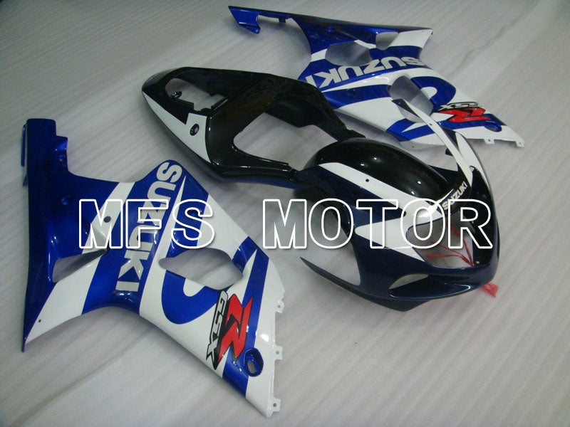 Suzuki GSXR1000 2000-2002 Injection ABS verkleidung - Factory Style - Blau Weiß - MFS4292