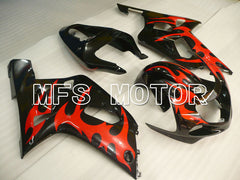 Suzuki GSXR1000 2000-2002 Injection ABS verkleidung - anderen - Schwarz Rot - MFS4294