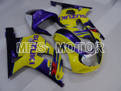Suzuki GSXR1000 2000-2002 Injection ABS verkleidung - Factory Style - Gelb Lila - MFS4295
