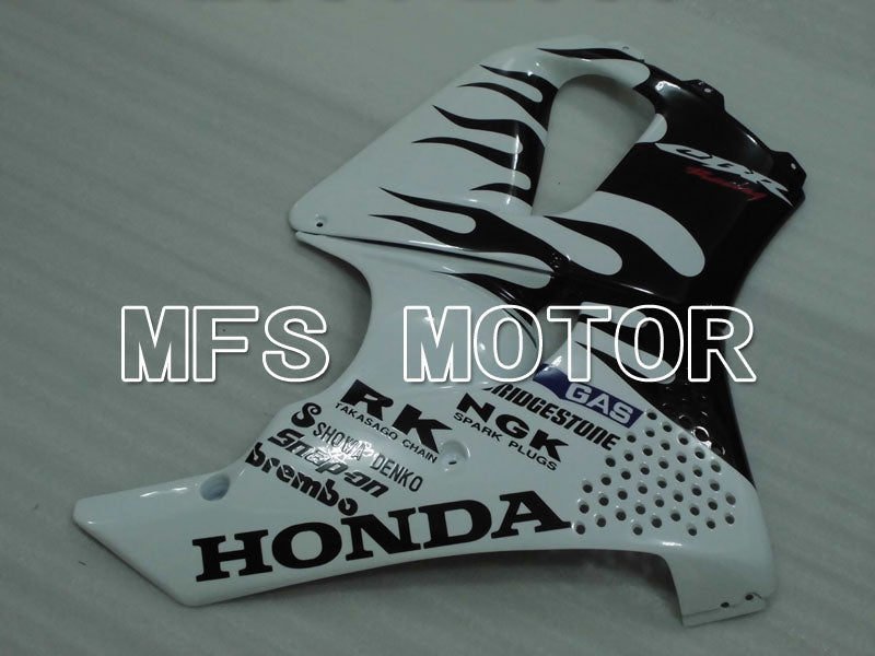 Honda CBR900RR 893 1994-1995 ABS verkleidung - Flamme - Schwarz Weiß - MFS4297