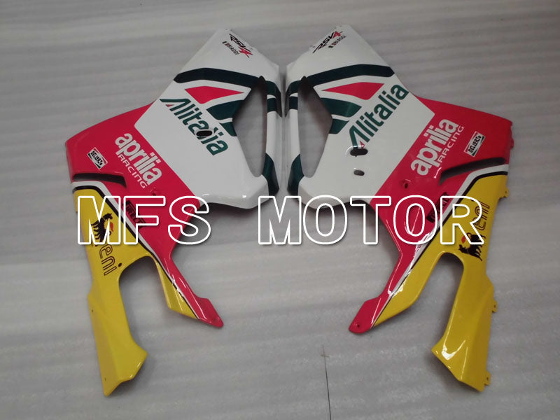 Aprilia RSV 1000 R 2004-2009 ABS Fairing - Alitalia - White Pink - MFS4312