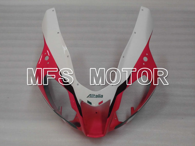 Aprilia RSV 1000 R 2004-2009 ABS Fairing - Alitalia - White Pink - MFS4312