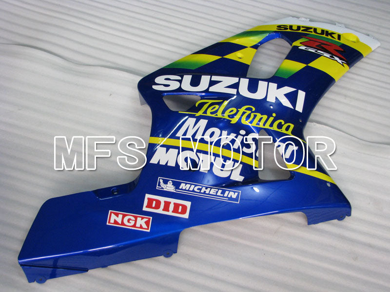 Suzuki GSXR1000 2000-2002 Injection ABS Fairing - Movistar - Blue Yellow - MFS4313