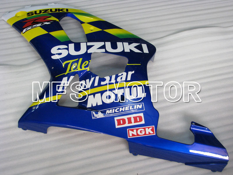 Suzuki GSXR1000 2000-2002 Injection ABS Fairing - Movistar - Blue Yellow - MFS4313