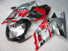 Suzuki GSXR1000 2000-2002 Injection ABS Fairing - Factory Style - Red Silver - MFS4315