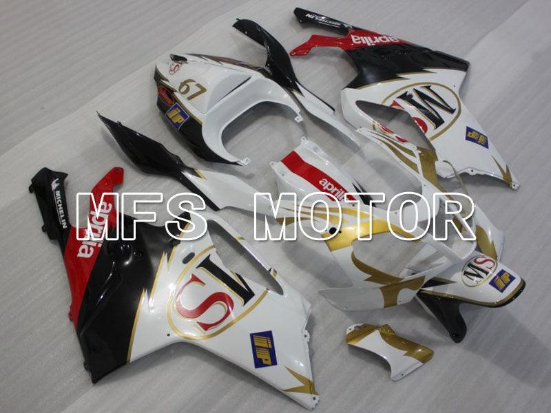 Carénage ABS Aprilia RSV 1000 R 2004-2009 - Autres - Noir Blanc - MFS4327