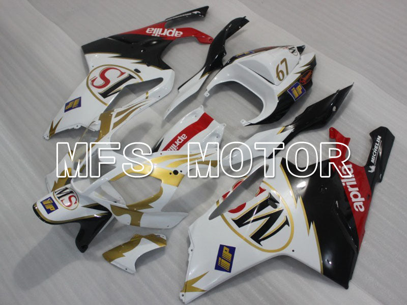 Carénage ABS Aprilia RSV 1000 R 2004-2009 - Autres - Noir Blanc - MFS4327