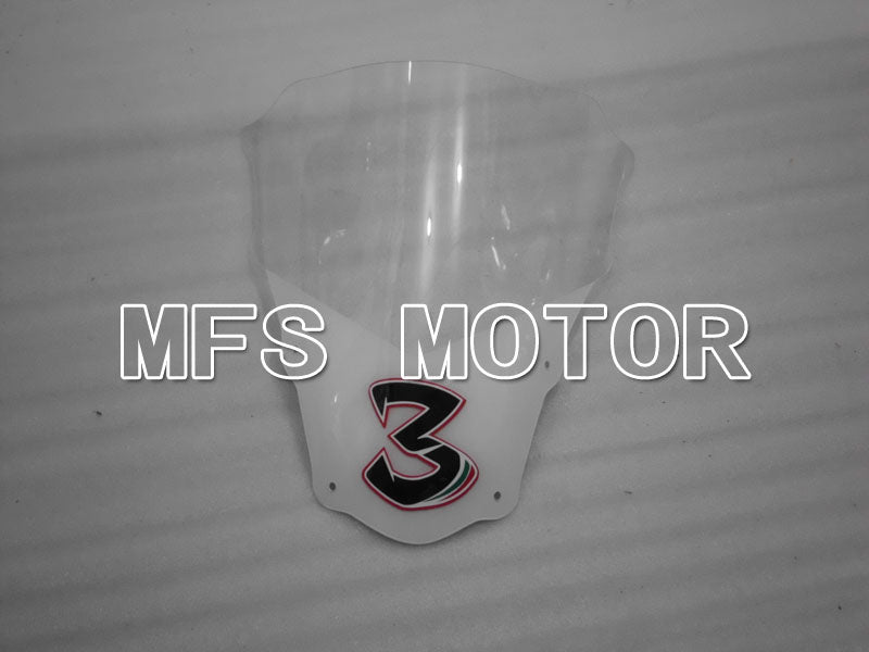 Aprilia RSV 1000 R 2004-2009 ABS Fairing - Alitalia - White Red - MFS4328