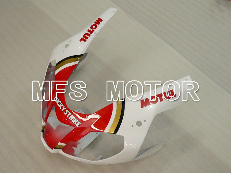 Aprilia RSV 1000 R 2004-2009 ABS Fairing - Lucky Strike - White Red - MFS4331