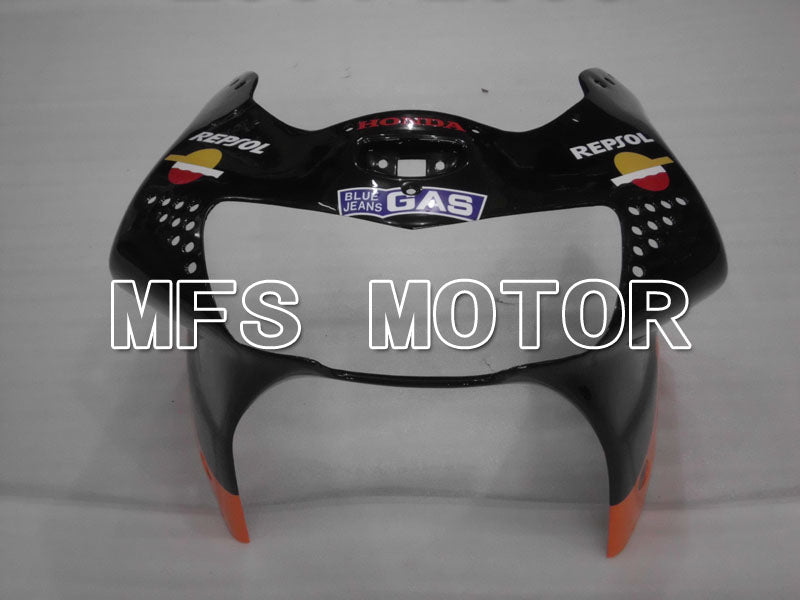 Honda CBR900RR 919 1998-1999 ABS Fairing - Repsol - Black Red Orange - MFS4342