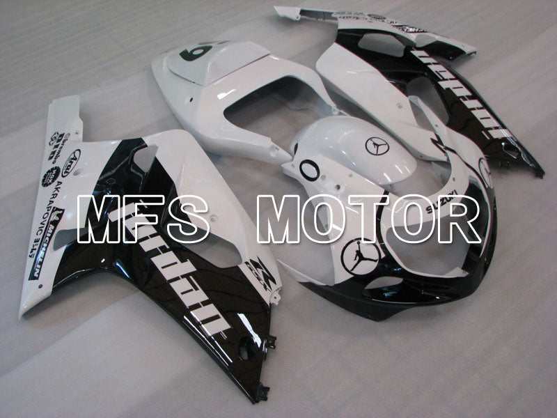 Suzuki GSXR1000 2000-2002 Injection ABS Fairing - Jordan - Black White - MFS4350