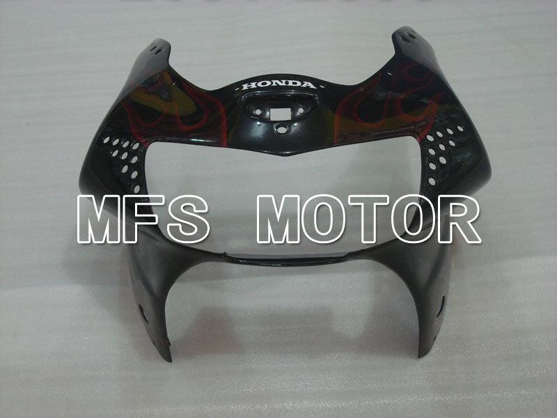 Honda CBR900RR 919 1998-1999 ABS Fairing - Flame - Red wine color Black - MFS4360