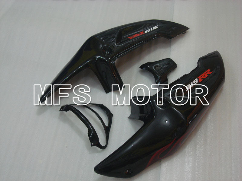 Honda CBR900RR 919 1998-1999 ABS Fairing - Flame - Red wine color Black - MFS4360