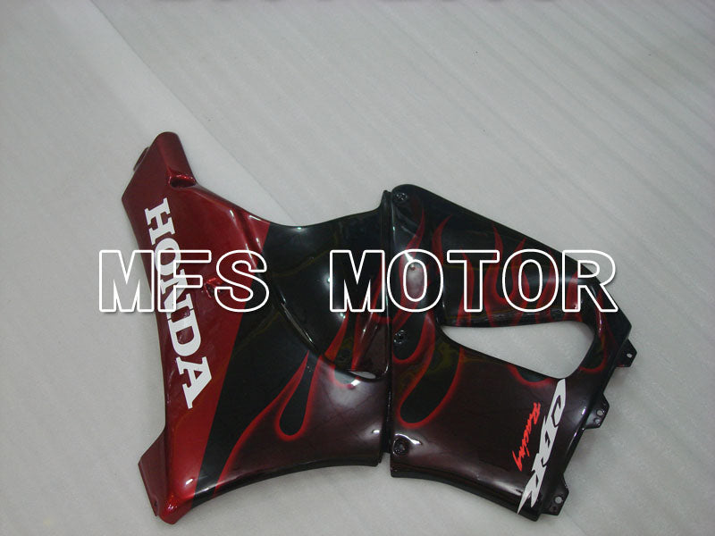 Honda CBR900RR 919 1998-1999 ABS Fairing - Flame - Red wine color Black - MFS4360