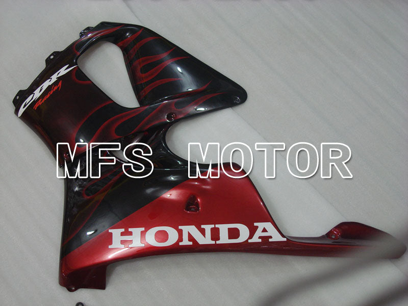 Honda CBR900RR 919 1998-1999 ABS Fairing - Flame - Red wine color Black - MFS4360