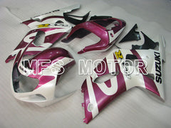 Suzuki GSXR1000 2000-2002 Injection ABS verkleidung - Factory Style - Rosa Weiß - MFS4369