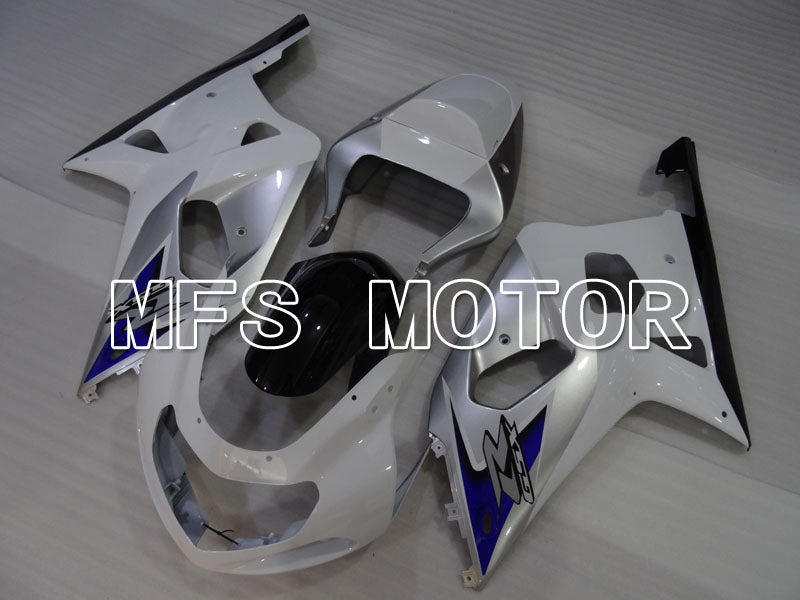 Suzuki GSXR1000 2000-2002 Injection ABS verkleidung - Factory Style - Weiß Silber - MFS4372