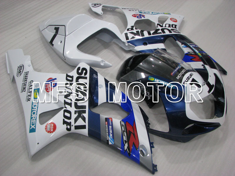 Suzuki GSXR1000 2000-2002 Injection ABS Fairing - DUNLOP - Blue White - MFS4378