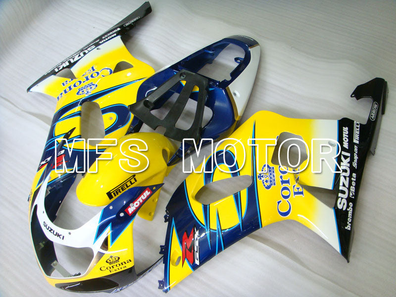 Suzuki GSXR1000 2000-2002 Injection ABS Fairing - Corona - Blue Yellow - MFS4379