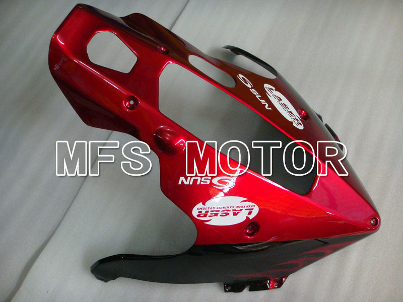 Yamaha YZF1000R 1997-2007 ABS Fairing - Flame- Black Red - MFS4381