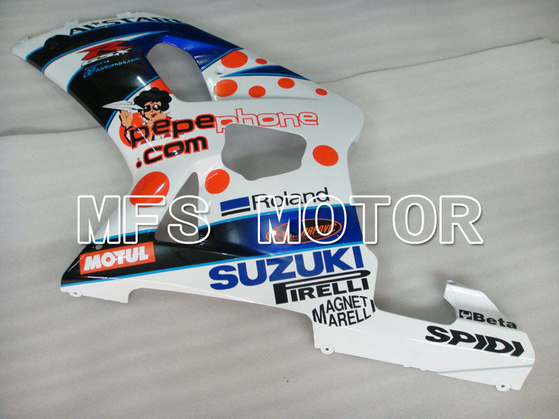 Suzuki GSXR1000 2000-2002 Injection ABS verkleidung - anderen - Blau Weiß - MFS4382