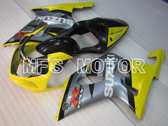 Suzuki GSXR1000 2000-2002 Injection ABS verkleidung - Factory Style - Gelb Grau - MFS4387