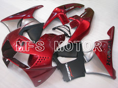 Honda CBR900RR 919 1998-1999 ABS Fairing - Factory Style - Red wine color Black Matte - MFS4391