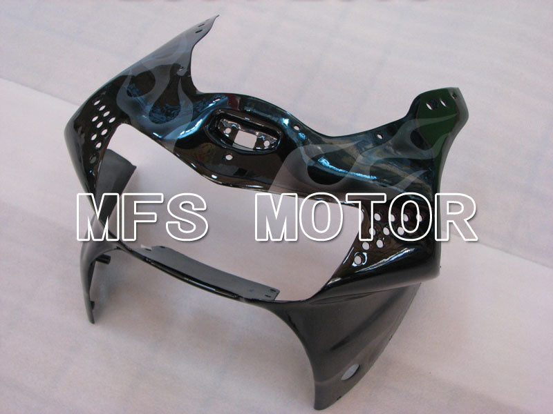 Honda CBR900RR 919 1998-1999 ABS Fairing - Flame - White Black - MFS4396