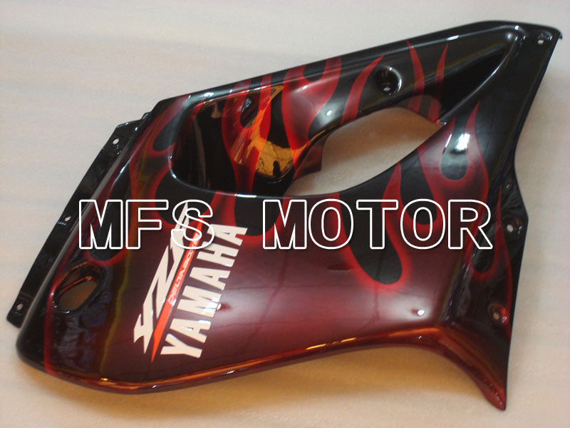Yamaha YZF1000R 1997-2007 ABS Fairing - Flame- Black Red - MFS4397