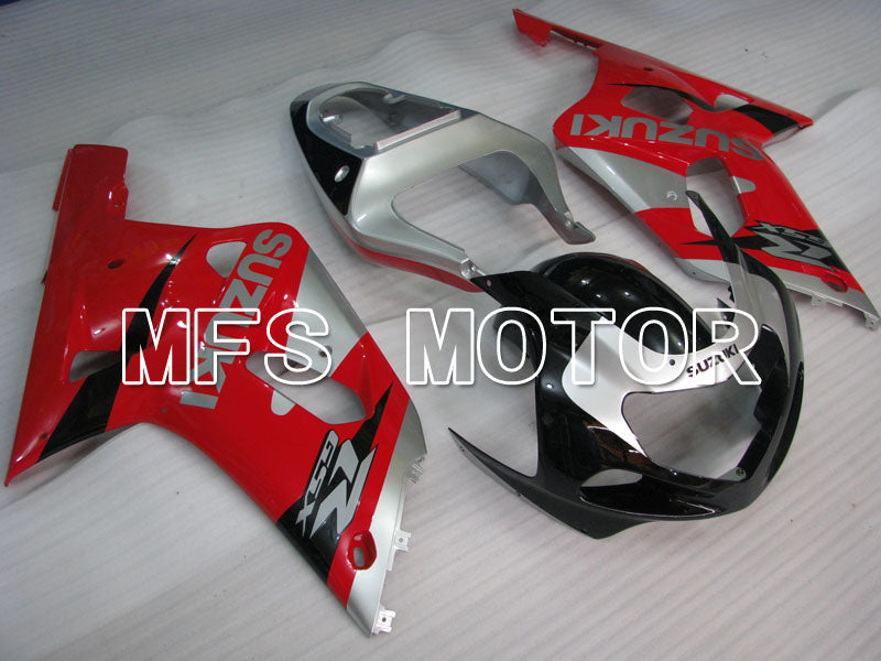 Suzuki GSXR1000 2000-2002 Injection ABS Fairing - Factory Style - Red Silver - MFS4407