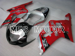 Suzuki GSXR1000 2000-2002 Injection ABS Fairing - Factory Style - Red Silver - MFS4407