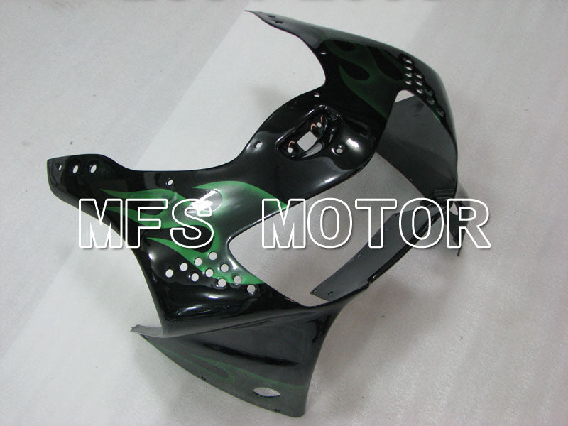 Honda CBR900RR 919 1998-1999 ABS verkleidung - Flamme - Grün Schwarz - MFS4408