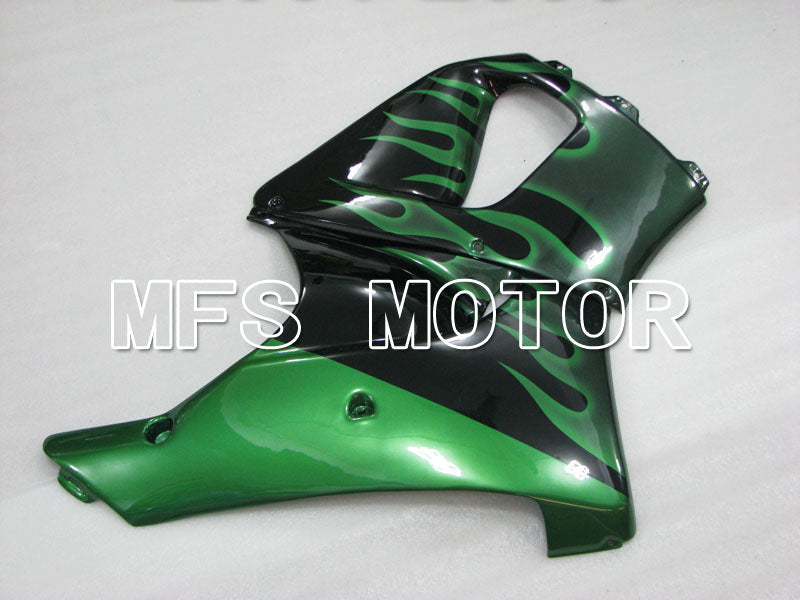 Honda CBR900RR 919 1998-1999 ABS verkleidung - Flamme - Grün Schwarz - MFS4408
