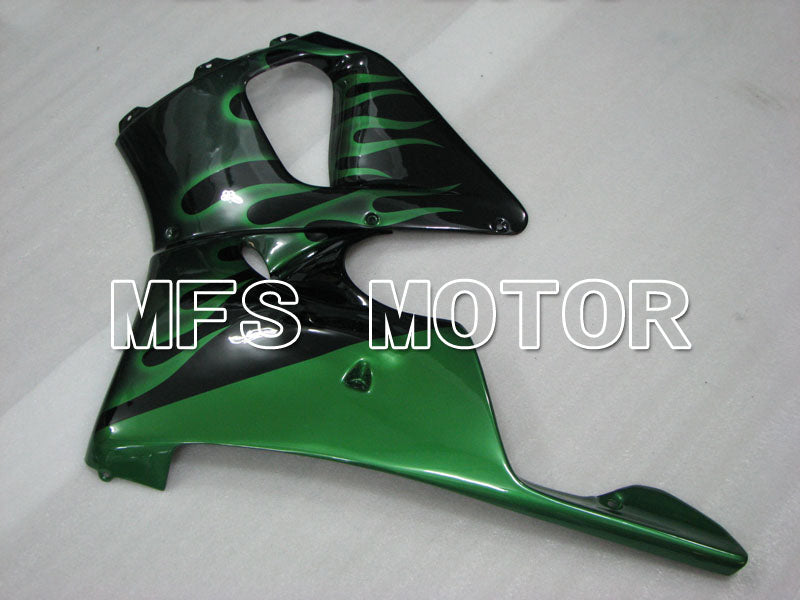 Honda CBR900RR 919 1998-1999 ABS verkleidung - Flamme - Grün Schwarz - MFS4408