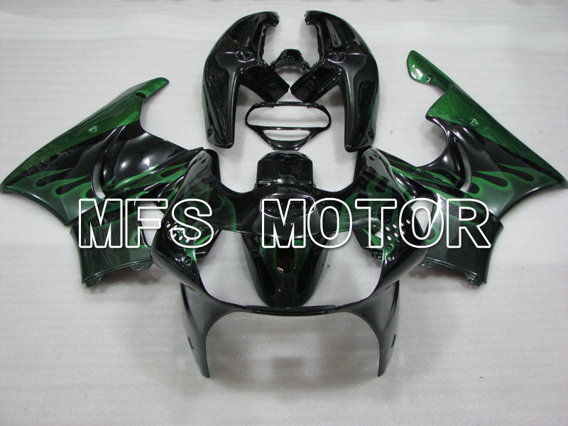 Honda CBR900RR 919 1998-1999 ABS verkleidung - Flamme - Grün Schwarz - MFS4408