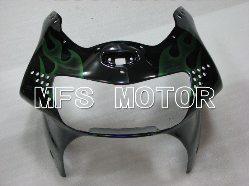 Honda CBR900RR 919 1998-1999 ABS verkleidung - Flamme - Grün Schwarz - MFS4408