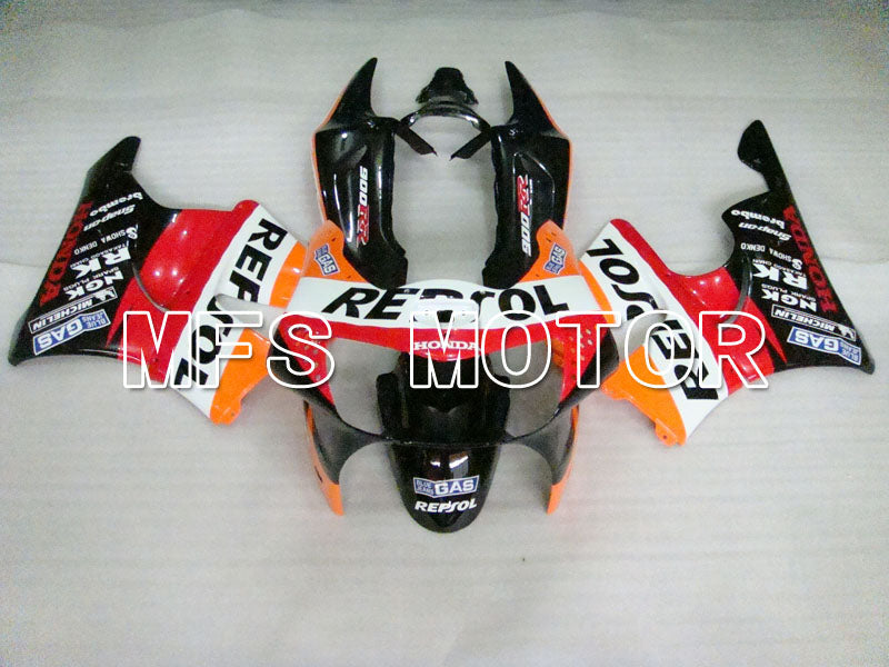 Honda CBR900RR 919 1998-1999 ABS Fairing - Repsol - Black Red Orange - MFS4413