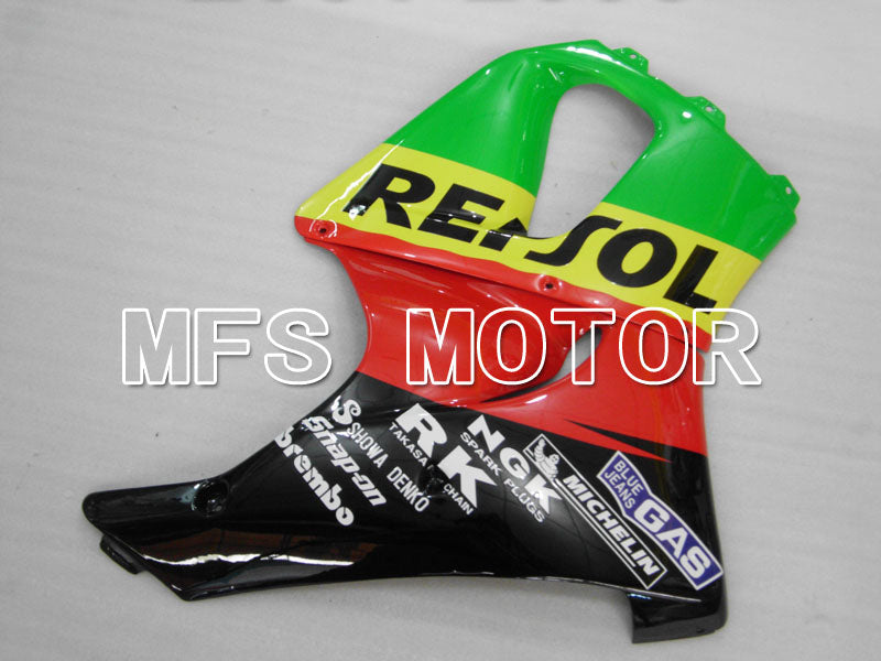 Honda CBR900RR 919 1998-1999 ABS verkleidung - Repsol - Schwarz Rot Grün - MFS4421