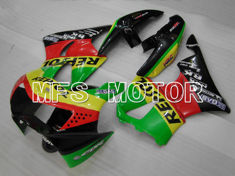 Honda CBR900RR 919 1998-1999 ABS verkleidung - Repsol - Schwarz Rot Grün - MFS4421