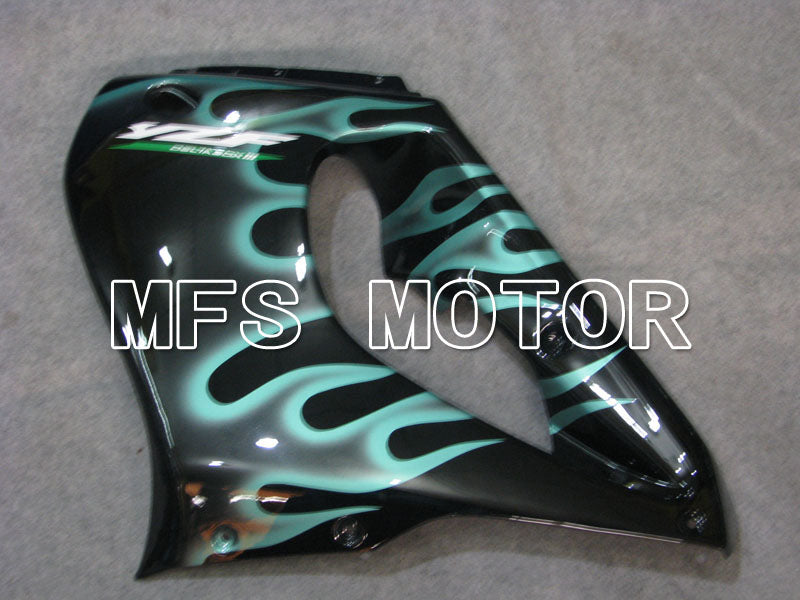 Yamaha YZF1000R 1997-2007 ABS Fairing - Flame - Black Cyan - MFS4423