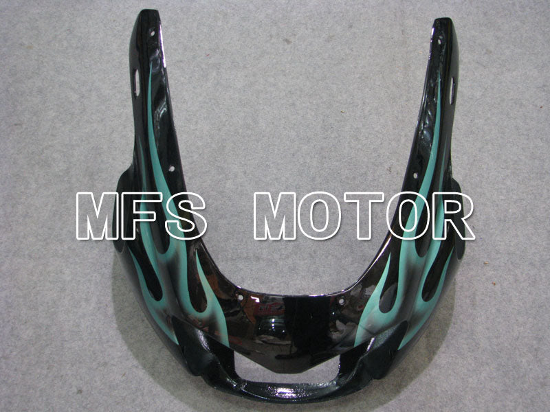Yamaha YZF1000R 1997-2007 ABS Fairing - Flame - Black Cyan - MFS4423