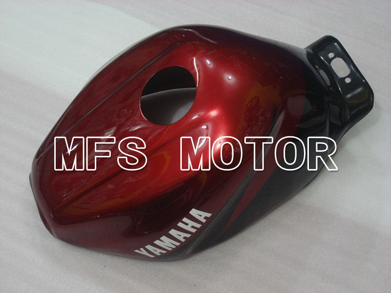 Yamaha YZF-600R 1997-2007 Injection ABS Verkleidung - Factory Style - Rotweinfarbe Schwarz Silber - MFS4445