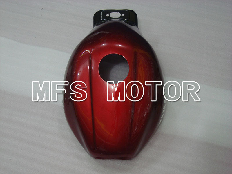 Yamaha YZF-600R 1997-2007 Injection ABS Verkleidung - Factory Style - Rotweinfarbe Schwarz Silber - MFS4445
