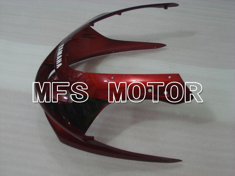 Yamaha YZF-600R 1997-2007 Injection ABS Verkleidung - Factory Style - Rotweinfarbe Schwarz Silber - MFS4445