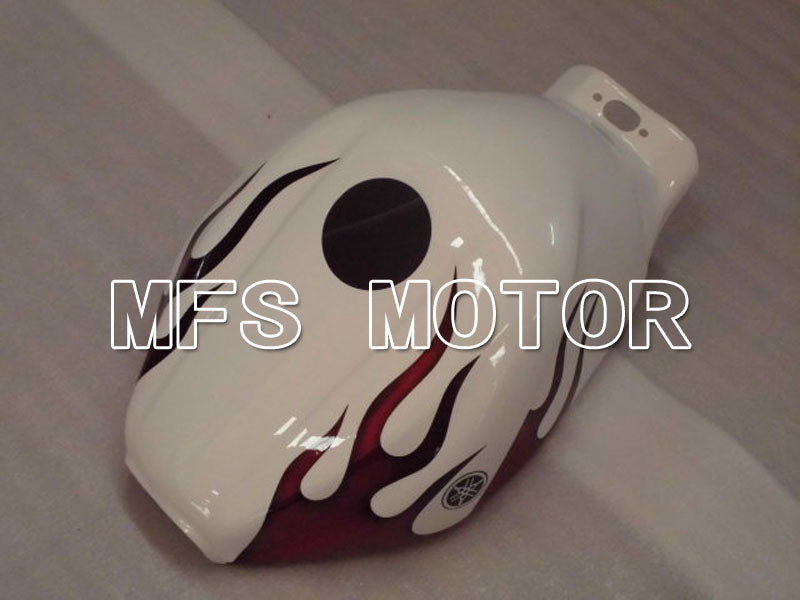 Yamaha YZF-600R 1997-2007 Injection ABS Fairing - Flame - Red wine color White - MFS4446